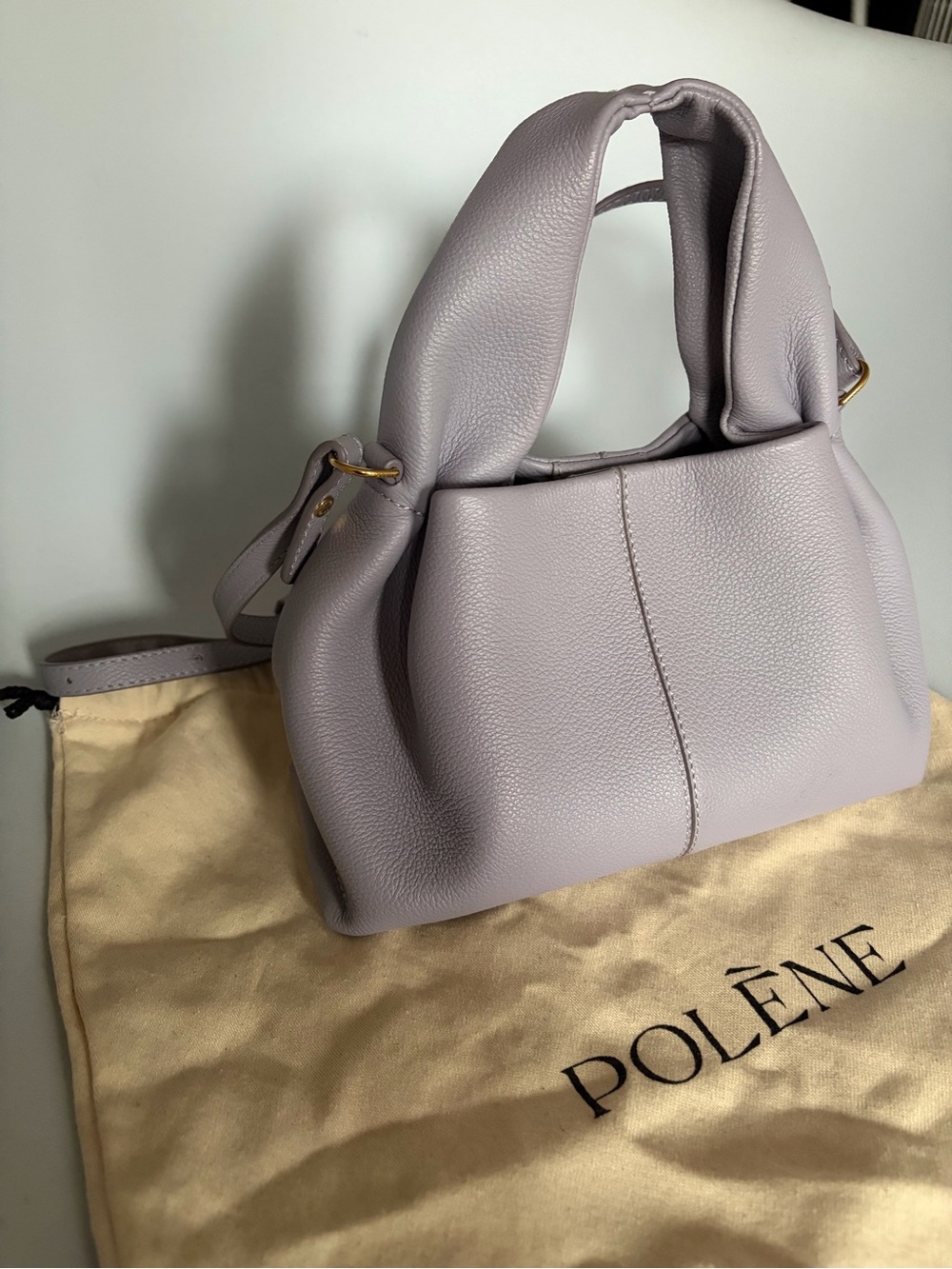 Polène Numéro Neuf Mini in Textured Mauve
